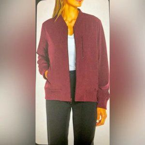 NWT Banana Republic Women's Lightweight Bomber Jacket Red Size XL $120 3HL254